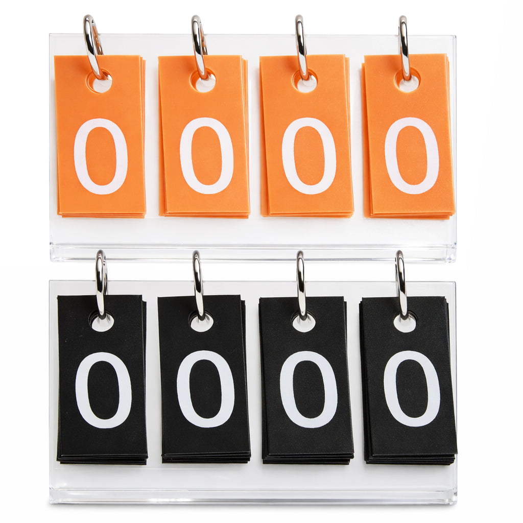 Signature Scores Mini Score Cards - Tang Orange and Black set