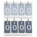 Signature Scores Mini Score Cards - Light Blue-Gray and Dark Blue-Gray set