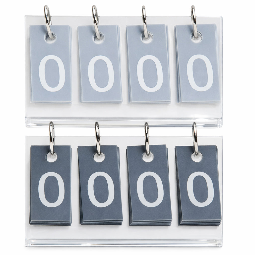 Signature Scores Mini Score Cards - Light Blue-Gray and Dark Blue-Gray set