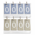 Signature Scores Mini Score Cards - Light Blue-Gray and Taupe set