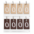 Signature Scores Mini Score Cards - Tan Brown and Chocolate Brown set