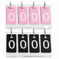 Signature Scores Mini Score Cards - Light Pink and Black set