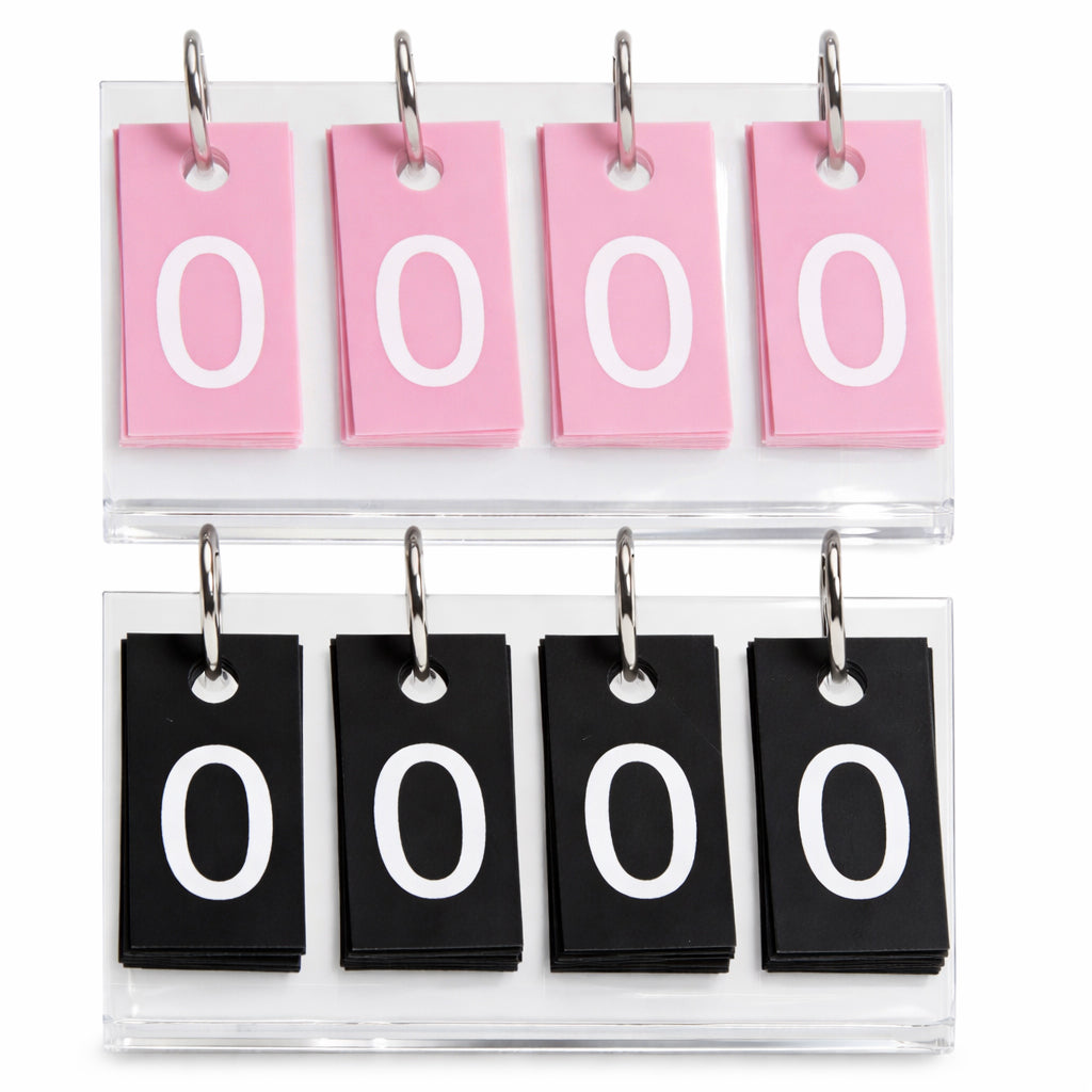 Signature Scores Mini Score Cards - Light Pink and Black set
