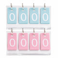 Signature Scores Mini Score Cards - Sky Blue and Light Pink set