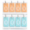 Signature Scores Mini Score Cards - Sunkist Orange and Sky Blue set