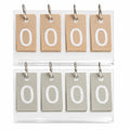 Signature Scores Mini Score Cards - Tan Brown and Taupe set