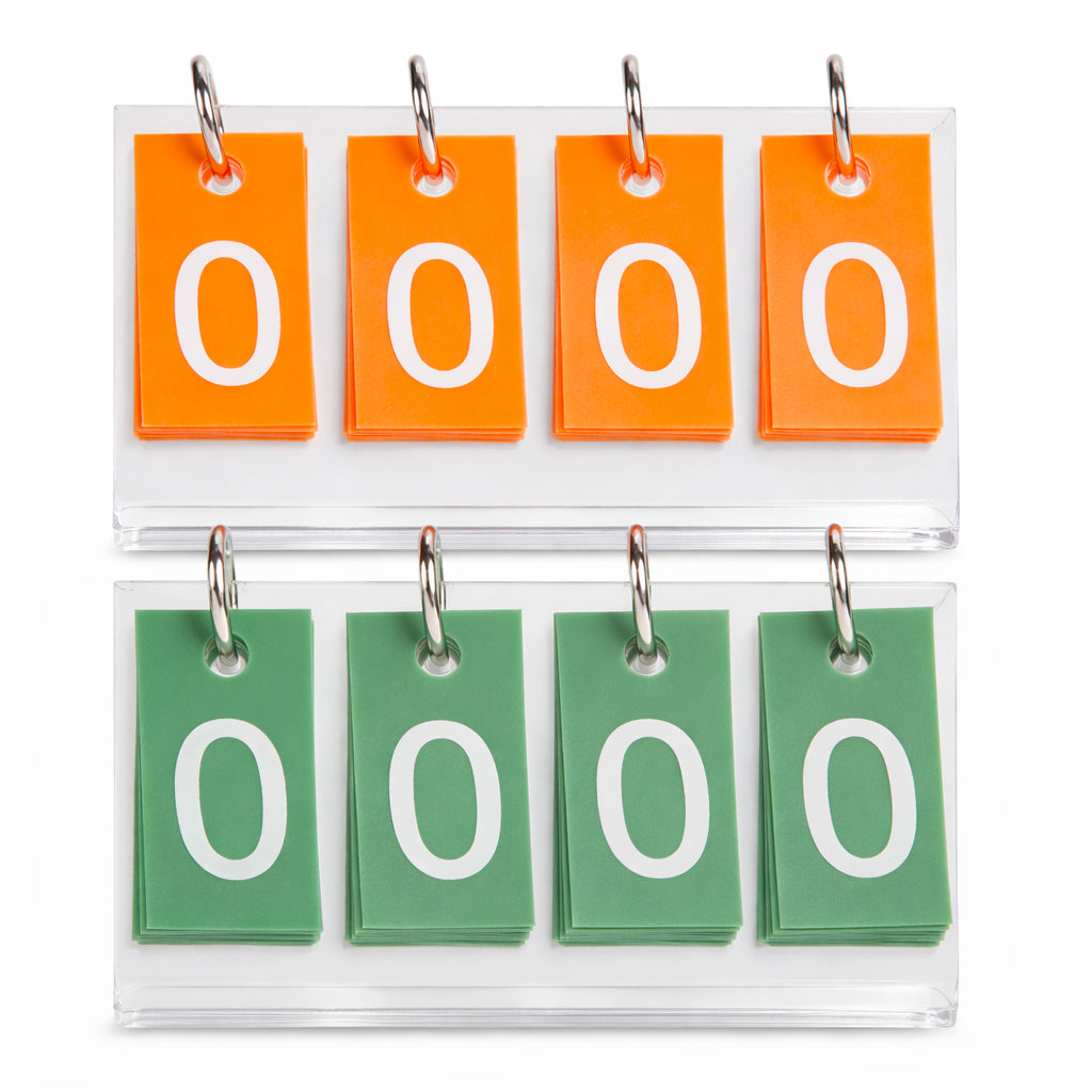 Signature Scores Mini Score Cards - Tang Orange and Apple Green set