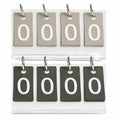 Signature Scores Mini Score Cards - Taupe and Dark Olive Green set